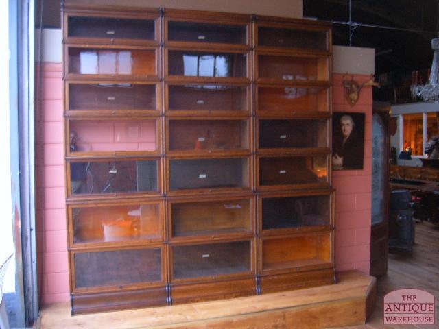 Eiken Globe Wernicke boekenkasten 2