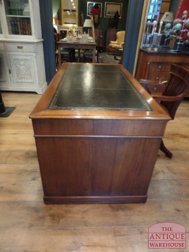 Groot antiek Engels mahonie bureau 3