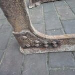 Industrieel gietijzeren tafelonderstel 2