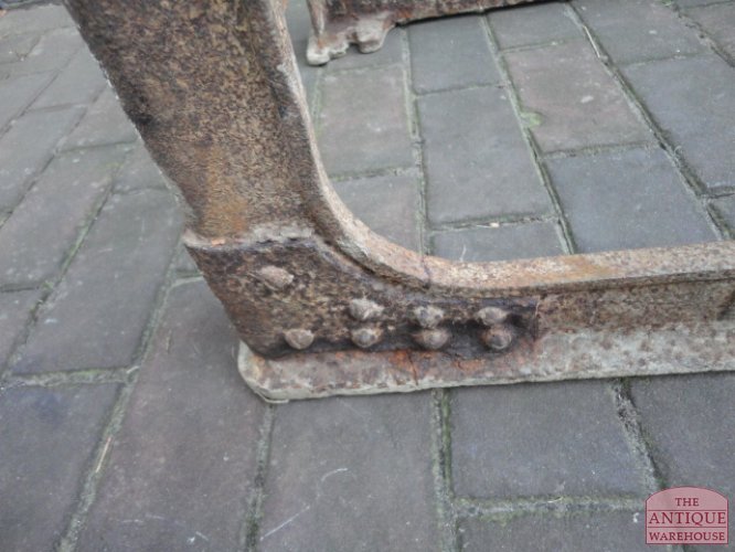 Industrieel gietijzeren tafelonderstel 2