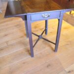 kleine antieke mahonie pembroke tafel 2