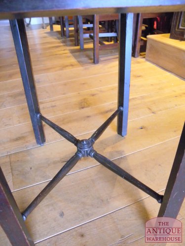 kleine antieke mahonie pembroke tafel 3