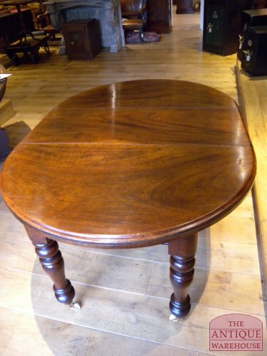 kleine ronde mahonie tafel 2