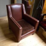 lederen rook fauteuil 1