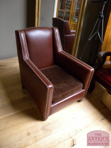 lederen rook fauteuille