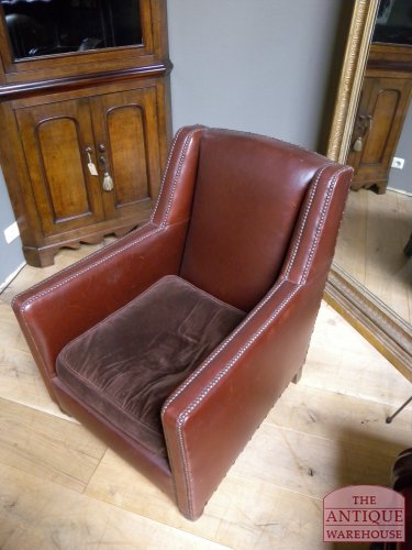 lederen rook fauteuil 2