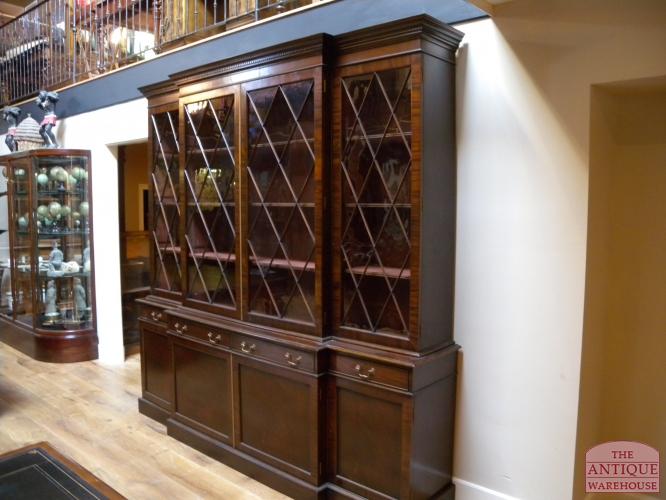 mahonie boekenkast, VERKOCHT