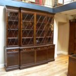Mahonie boekenkast 3