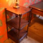 mahonie Engelse antieke etagere 3