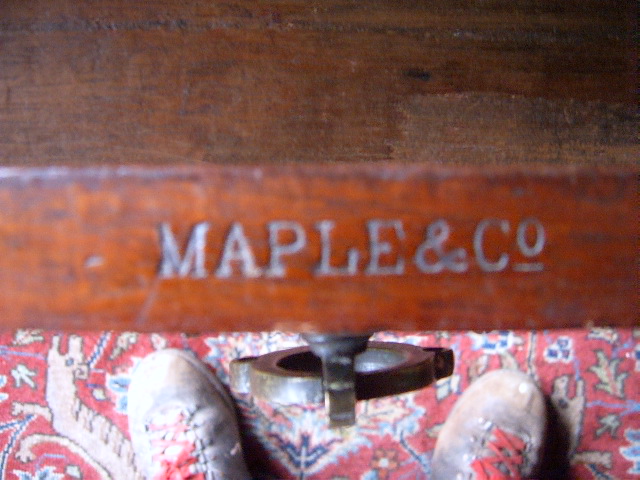 mahonie side table, VERKOCHT