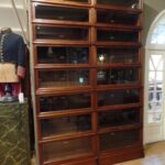 Antieke mahonie originele stapelbare Globe Wernicke boekenkast 1