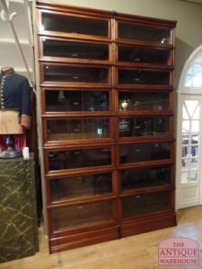 original Antiker Bücherschránke von Globe Wernicke, antieke  mahonie originele stapele Globe Wernicke boekenkast