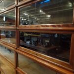 Antieke mahonie originele stapelbare Globe Wernicke boekenkast 2