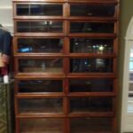 Antieke mahonie originele stapelbare Globe Wernicke boekenkast 3