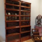 Antieke originele mahonie Globe Wernicke boekenkast 1