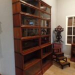 Antieke originele mahonie Globe Wernicke boekenkast 2