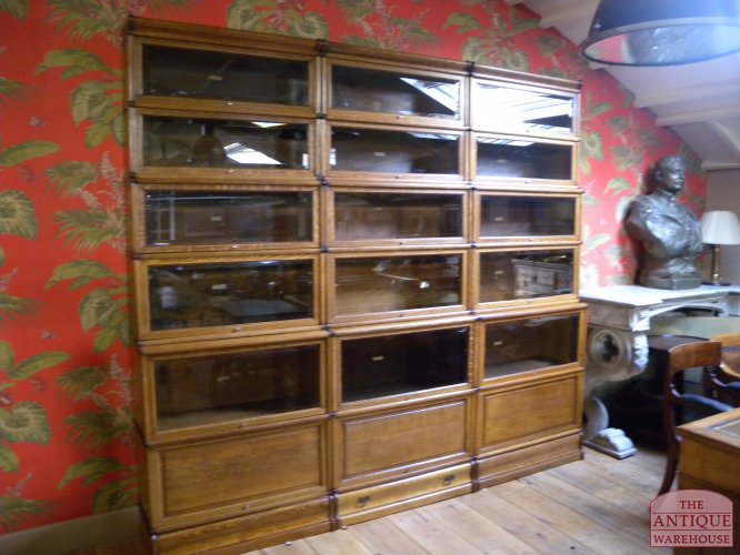 originele antieke Globe Wernicke kasten, VERKOCHT