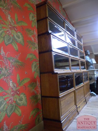 Originele antieke Globe Wernicke kasten 3