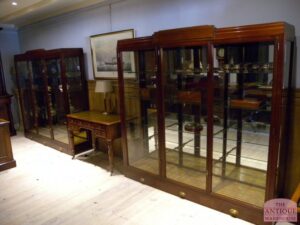 paar antieke Art Deco vitrine's, VERKOCHT