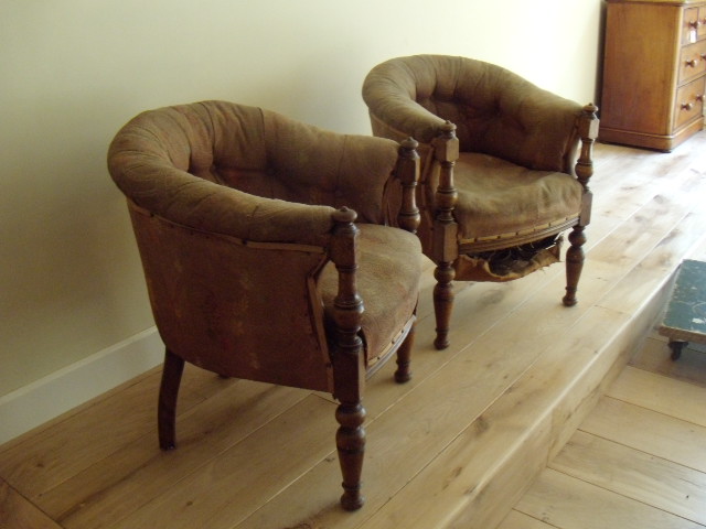 paar antieke fauteuilles 2