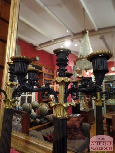 paar antieke Franse kandelaren 2