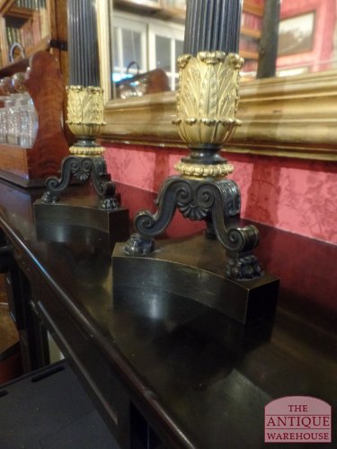 paar antieke Franse kandelaren 3