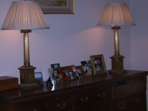 Paar antieke lampen, VERKOCHT