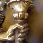 Paar antieke wand lampen 2