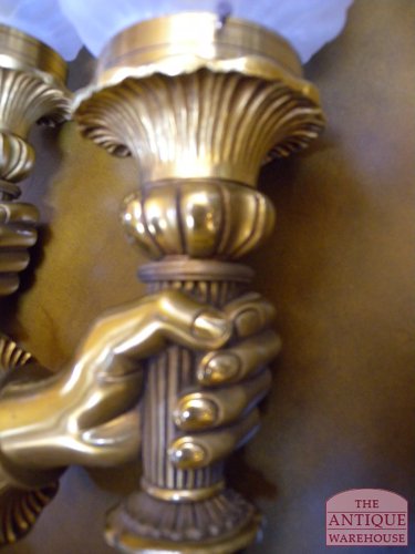 Paar antieke wand lampen 2