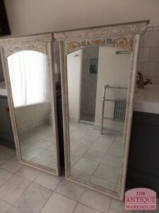 paar Franse antieke spiegels, circa 1920