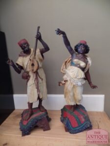 paar muziek spelendeantieke  Arabische beelden