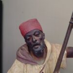 paar muziek spelende antieke Arabische beelden 2