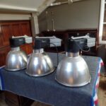 Philips vintage retro fabriekslamp 1