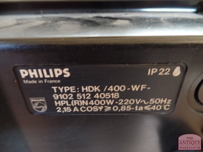 Philips vintage retro fabriekslamp 2