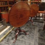 Ronde Mahonie Tilt Top Tafel 1