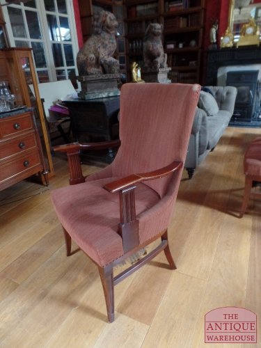 set van 10 antieke stoelen, vergaderstoel, eetkamerstoel 3