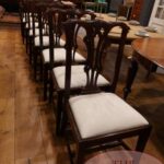 set van acht Engelse stoelen 1