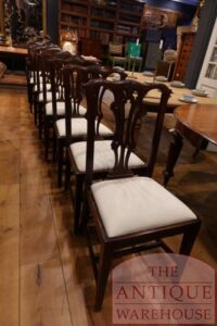 Set van acht antieke Engelse stoelen