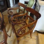 set van acht antieke regency eetkamer stoelen 3