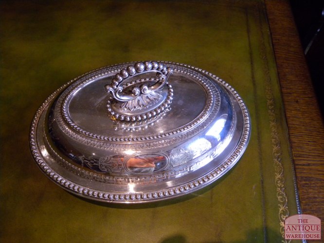 Silver plate schaal, VERKOCHT