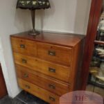 antieke mahonie ladekast 1