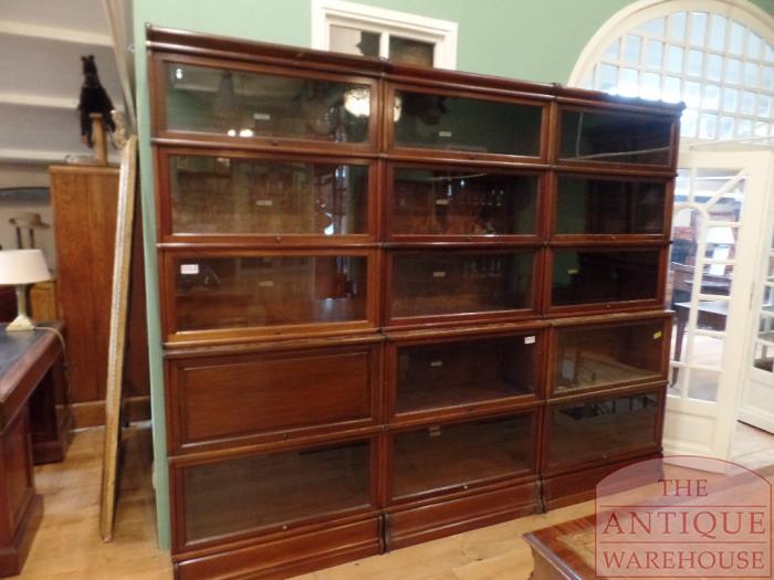 SOLD aan Liselotte  antieke mahoniehouten stapelbare originele Globe wernicke boekenkast