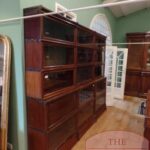 Antieke mahoniehouten stapelbare originele Globe Wernicke boekenkast 2