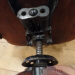 Antiek mahoniehouten Engelse bureaustoel 3