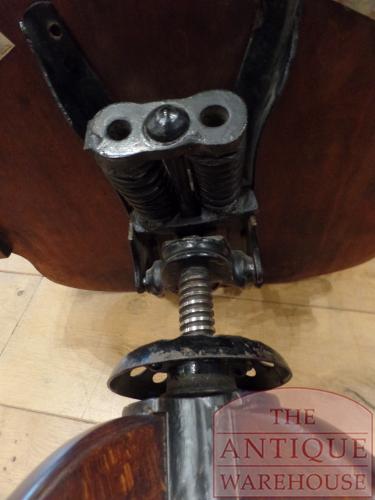 Antiek mahoniehouten Engelse bureaustoel 3