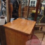 antieke mahoniehouten hoge smalle ladekast 2