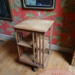 Antieke eikenhouten boekenmolen 1