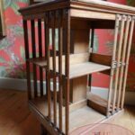 Antieke eikenhouten boekenmolen 2