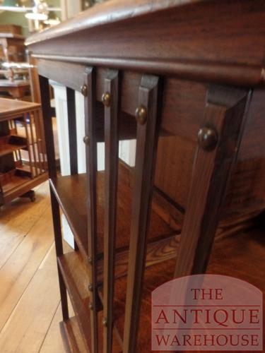 Antieke eikenhouten boekenmolen 3