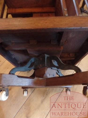 Antieke eikenhouten boekenmolen 4